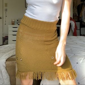 Moon river knitted skirt!